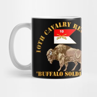 10th Cavalry Regiment - Buffalor Soldiers w10h Cav Guidon Mug